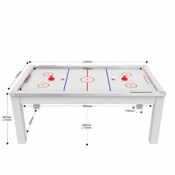 Air Hockey Toronto - Coloris Blanc Laqué / Surface Blanche -Ledepot-bailleul Soldes Magasin air hockey toronto coloris blanc laque surface blanche 3