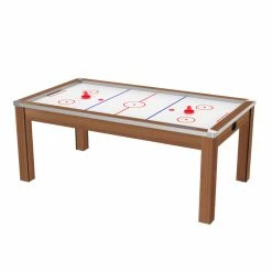 Air Hockey Toronto - Hêtre Boisé / Surface Blanche