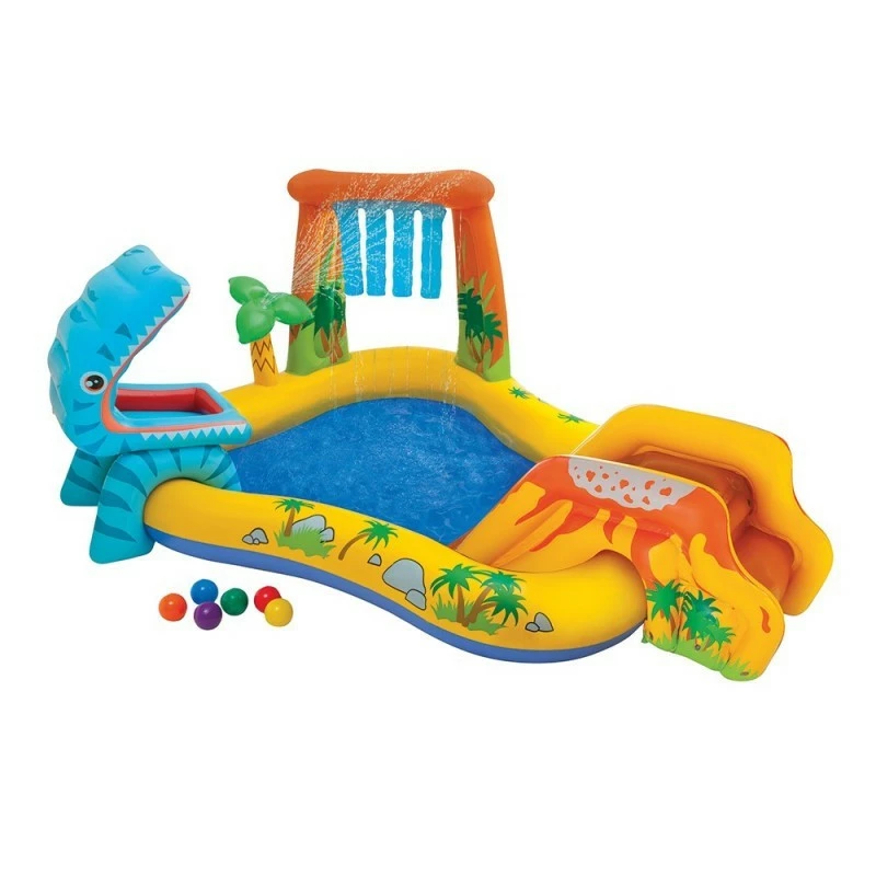 Aire de jeux Jurassic gonflable Intex Aire De Jeux Jurassic Gonflable Intex -Ledepot-bailleul Soldes Magasin aire de jeux dinosaure gonflable