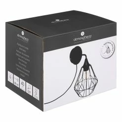 Applique En Métal Noir Flave Atmosphera 4 Applique En Métal Noir Flave Atmosphera -Ledepot-bailleul Soldes Magasin applique en metal noir flave atmosphera 2