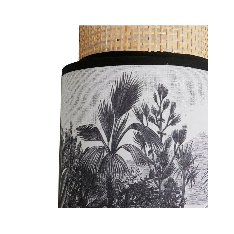 Applique incurvée Ombrage rotin et tissu Palmier Ostaria Applique Incurvée Ombrage Rotin Et Tissu Palmier Ostaria -Ledepot-bailleul Soldes Magasin applique incurvee ombrage rotin et tissu palmier ostaria 2