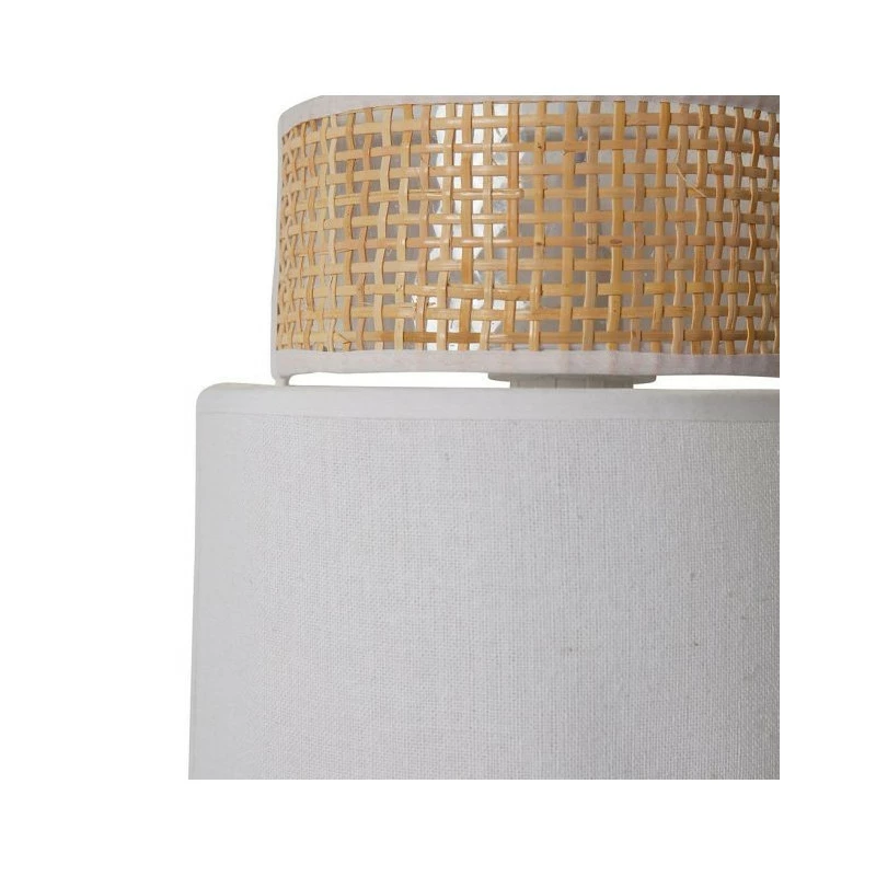 Applique incurvée rotin et tissu blanc Ostaria Applique Incurvée Rotin Et Tissu Blanc Ostaria -Ledepot-bailleul Soldes Magasin applique incurvee rotin et tissu blanc ostaria 1 2