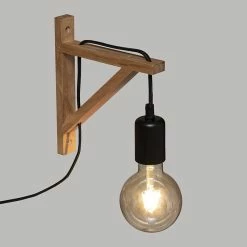 Applique Murale équerre Bois Wild Atmosphera 5 Applique Murale équerre Bois Wild Atmosphera -Ledepot-bailleul Soldes Magasin applique murale equerre bois wild atmosphera 3