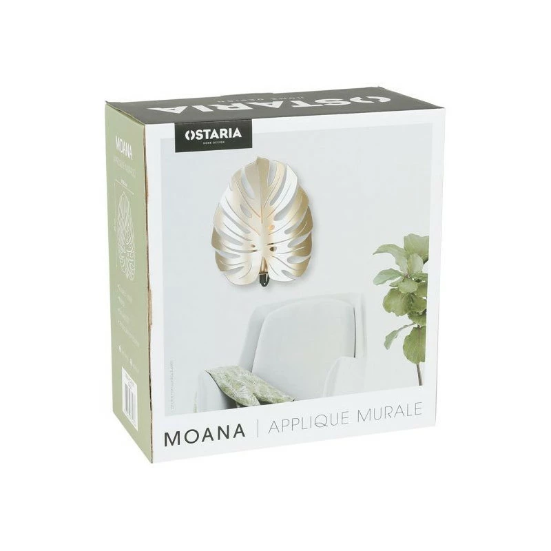 Applique murale métal doré Moana Ostaria Applique Murale Métal Doré Moana Ostaria -Ledepot-bailleul Soldes Magasin applique murale metal dore moana ostaria 4