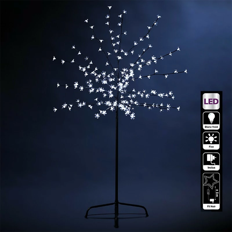 Arbre lumineux 200 fleurs LED blanches Arbre Lumineux 200 Fleurs LED Blanches -Ledepot-bailleul Soldes Magasin arbre lumineux 200 fleurs led blanches