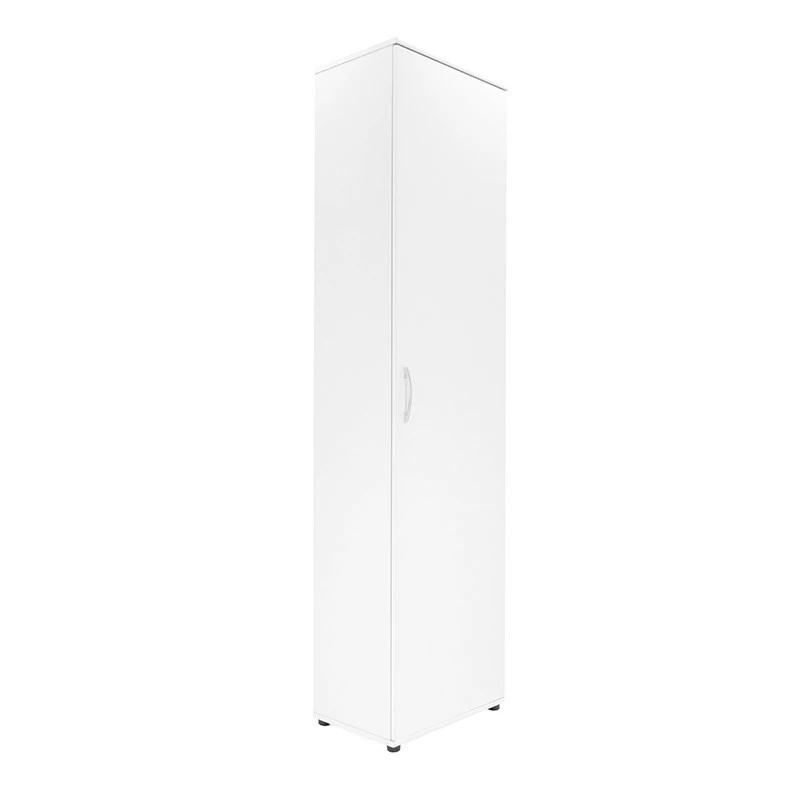 Armoire 1 porte 6 niveaux blanc Armoire 1 Porte 6 Niveaux Blanc -Ledepot-bailleul Soldes Magasin armoire 1 porte 6 niveaux andy blanc 1