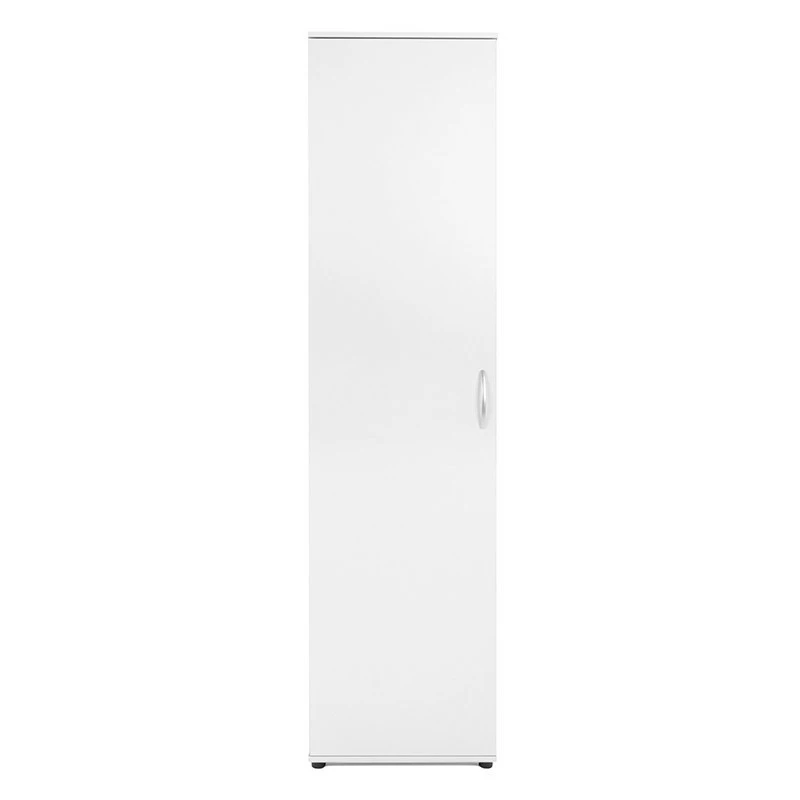 Armoire 1 porte 6 niveaux blanc Armoire 1 Porte 6 Niveaux Blanc -Ledepot-bailleul Soldes Magasin armoire 1 porte 6 niveaux andy blanc 3