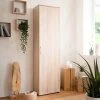 Armoire 1 Porte 6 Niveaux Naturel