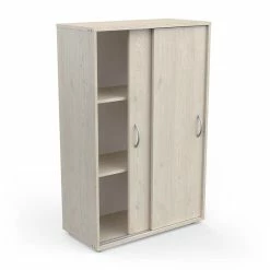 Demeyere Armoire 2 Portes Coulissantes Coloris Naturel Nexty -Ledepot-bailleul Soldes Magasin armoire 2 portes coulissantes coloris naturel nexty 2