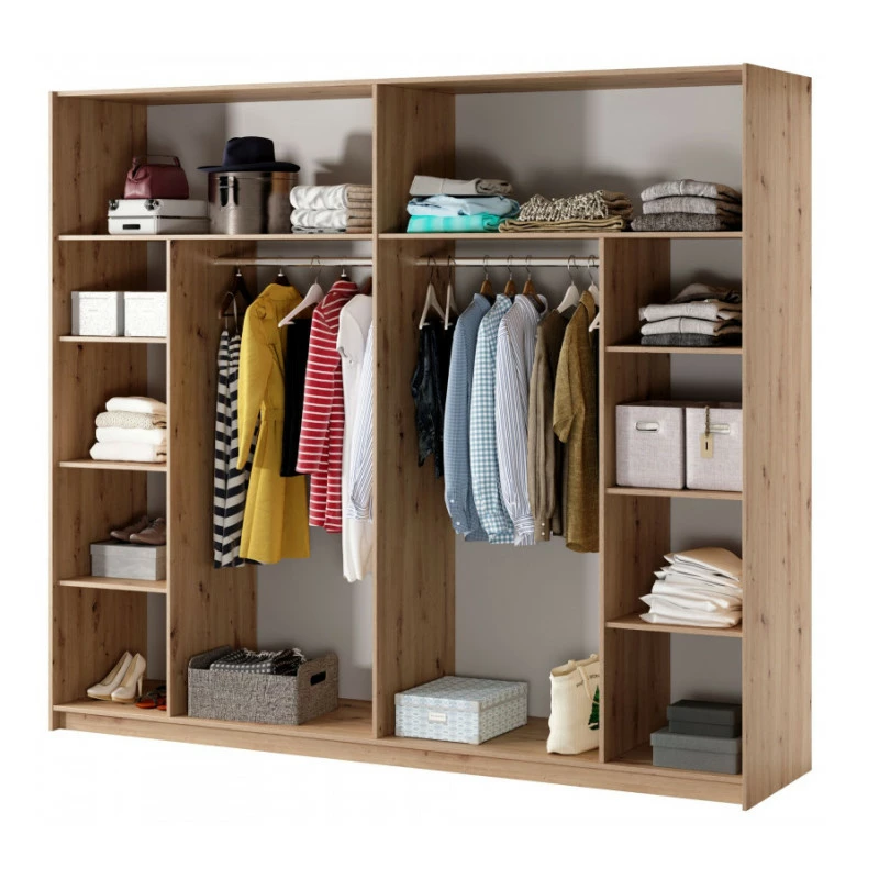 Armoire 2 portes grand modèle avec miroir Nantes Armoire 2 Portes Grand Modèle Avec Miroir Nantes -Ledepot-bailleul Soldes Magasin armoire 2 portes grand modele avec miroir nantes 2