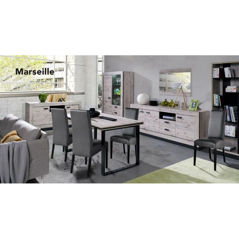 Bahut 3 portes 2 tiroirs Marseille Bahut 3 Portes 2 Tiroirs Marseille -Ledepot-bailleul Soldes Magasin bahut 3 portes 2 tiroirs marseille 3