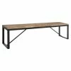 Banc Métal Et Bois Edena Atmosphera -Ledepot-bailleul Soldes Magasin banc metal et bois edena atmosphera
