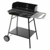 Barbecue Charbon Paravent Azur Grille 53 Cm Neka