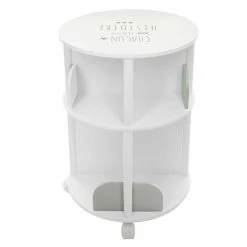 Bibliothèque Ronde Petite Histoire Enfant Roulettes Gris Atmosphera -Ledepot-bailleul Soldes Magasin bibliotheque ronde petite histoire enfant roulettes gris atmosphera 4