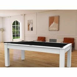 Billard Américain Arizona 7 Pieds Blanc Laqué / Tapis Noir 7 Billard Américain Arizona 7 Pieds Blanc Laqué / Tapis Noir -Ledepot-bailleul Soldes Magasin billard americain arizona 7 pieds blanc tapis noir 5