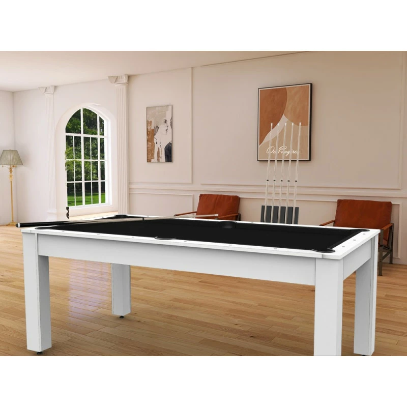 Billard américain Arizona 7 pieds blanc laqué / tapis noir Billard Américain Arizona 7 Pieds Blanc Laqué / Tapis Noir -Ledepot-bailleul Soldes Magasin billard americain arizona 7 pieds blanc tapis noir 5