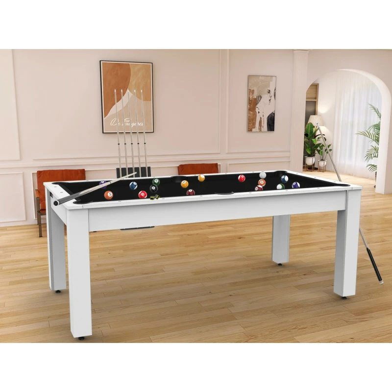 Billard américain Arizona 7 pieds blanc laqué / tapis noir Billard Américain Arizona 7 Pieds Blanc Laqué / Tapis Noir -Ledepot-bailleul Soldes Magasin billard americain arizona 7 pieds blanc tapis noir 6