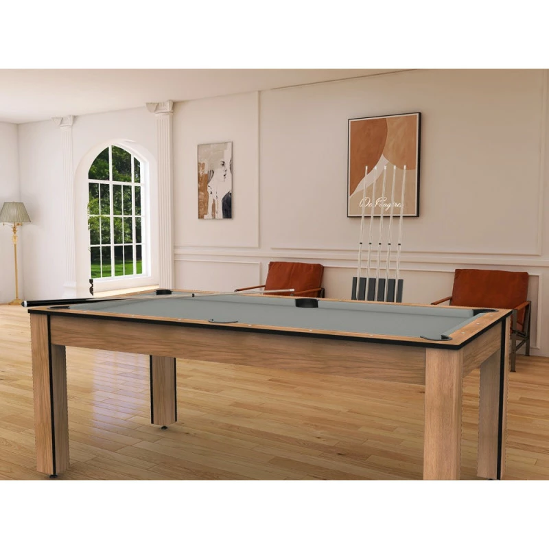 Billard américain Arizona 7 pieds hêtre boisé / tapis gris Billard Américain Arizona 7 Pieds Hêtre Boisé / Tapis Gris -Ledepot-bailleul Soldes Magasin billard americain arizona 7 pieds hetre boise tapis gris 3