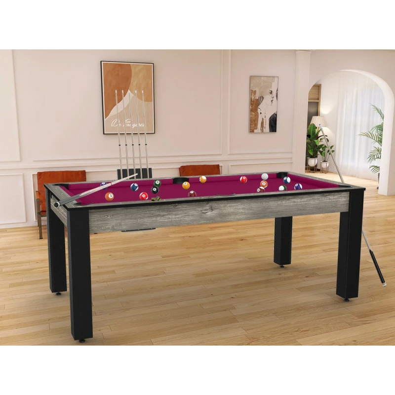 Billard américain Arizona 7 pieds industriel / tapis prune Billard Américain Arizona 7 Pieds Industriel / Tapis Prune -Ledepot-bailleul Soldes Magasin billard americain arizona 7 pieds industriel tapis prune 4