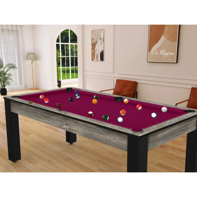 Billard américain Arizona 7 pieds industriel / tapis prune Billard Américain Arizona 7 Pieds Industriel / Tapis Prune -Ledepot-bailleul Soldes Magasin billard americain arizona 7 pieds industriel tapis prune 6