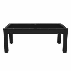 Billard Américain Arizona 7 Pieds Noir Grainé / Tapis Noir