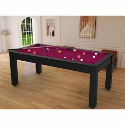 Billard Américain Arizona 7 Pieds Noir Grainé / Tapis Prune 7 Billard Américain Arizona 7 Pieds Noir Grainé / Tapis Prune -Ledepot-bailleul Soldes Magasin billard americain arizona 7 pieds noir graine tapis prune 5