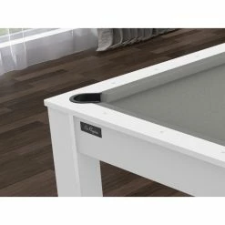 Billard Texas 6 Pieds - Coloris Blanc Laqué / Tapis Gris 6 Billard Texas 6 Pieds - Coloris Blanc Laqué / Tapis Gris -Ledepot-bailleul Soldes Magasin billard texas 6 pieds coloris blanc laque tapis gris 4