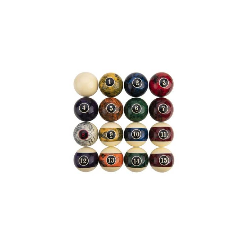 Billes de billard Marble 57 mm lot de 16 pour jeu américain Billes De Billard Marble 57 Mm Lot De 16 Pour Jeu Américain -Ledepot-bailleul Soldes Magasin billes de billard marble 57 mm lot de 16 pour jeu americain 1