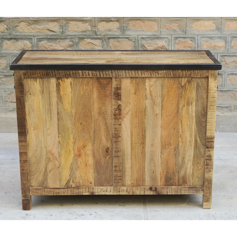 Buffet 1 porte 4 tiroirs bois de manguier et métal Buffet 1 Porte 4 Tiroirs Bois De Manguier Et Métal -Ledepot-bailleul Soldes Magasin buffet 1 porte 4 tiroirs bois de manguier et metal 4