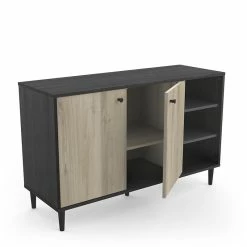 Demeyere Buffet 2 Portes 3 Niches Industriel Arty -Ledepot-bailleul Soldes Magasin buffet 2 portes 3 niches industriel arty 3