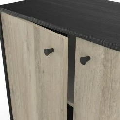 Demeyere Buffet 2 Portes 3 Niches Industriel Arty -Ledepot-bailleul Soldes Magasin buffet 2 portes 3 niches industriel arty 4