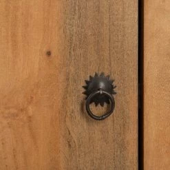 Buffet 2 Portes Ajmal Bois Massif Manguier Atmosphera -Ledepot-bailleul Soldes Magasin buffet 2 portes ajmal bois massif manguier atmosphera 4