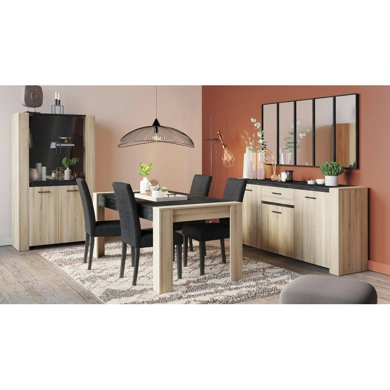 Buffet 3 portes 1 tiroir Sheffield Demeyere Buffet 3 Portes 1 Tiroir Sheffield -Ledepot-bailleul Soldes Magasin buffet 3 portes 1 tiroir sheffield 2