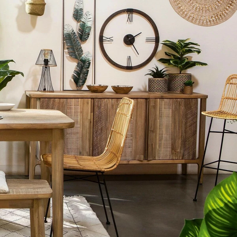 Buffet 3 portes en acacia Banila Atmosphera Buffet 3 Portes En Acacia Banila Atmosphera -Ledepot-bailleul Soldes Magasin buffet 3 portes en acacia banila atmosphera 5