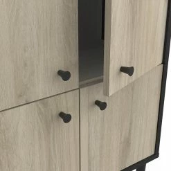 Demeyere Buffet 4 Portes Industriel Arty 5 Demeyere Buffet 4 Portes Industriel Arty -Ledepot-bailleul Soldes Magasin buffet 4 portes industriel arty 1 3