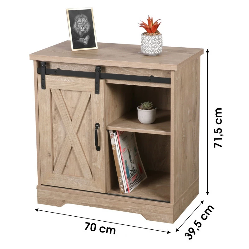 Buffet avec 1 porte coulissante Manhattan Buffet Avec 1 Porte Coulissante Manhattan -Ledepot-bailleul Soldes Magasin buffet avec 1 porte coulissante manhattan 1