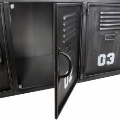 Buffet Bas Sevin Métal 4 Portes Atmosphera 6 Buffet Bas Sevin Métal 4 Portes Atmosphera -Ledepot-bailleul Soldes Magasin buffet bas sevin metal 4 portes atmosphera 4