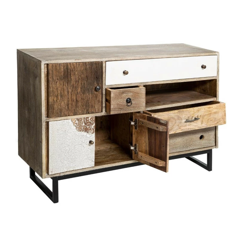 Buffet en bois de manguier Koval nuances unies Atmosphera Buffet En Bois De Manguier Koval Nuances Unies Atmosphera -Ledepot-bailleul Soldes Magasin buffet en bois manguier koval nuances unies atmosphera 3