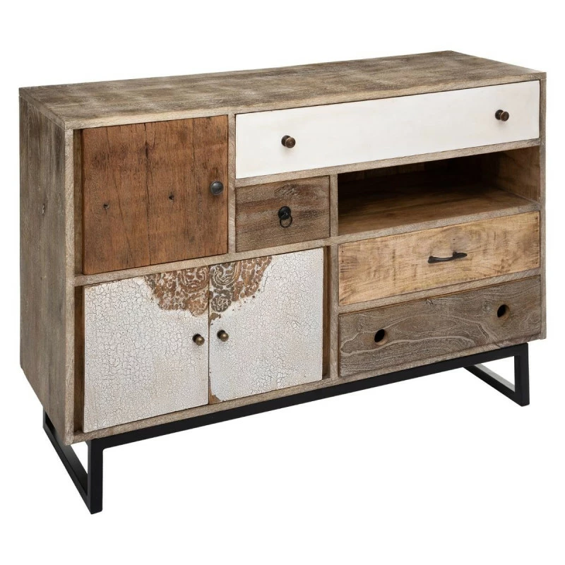 Buffet en bois de manguier Koval nuances unies Atmosphera Buffet En Bois De Manguier Koval Nuances Unies Atmosphera -Ledepot-bailleul Soldes Magasin buffet en bois manguier koval nuances unies atmosphera
