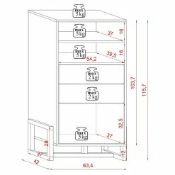 Buffet Haut 2 Tiroirs 1 Porte Oslo Blanc -Ledepot-bailleul Soldes Magasin buffet haut 2 tiroirs 1 porte oslo blanc 6