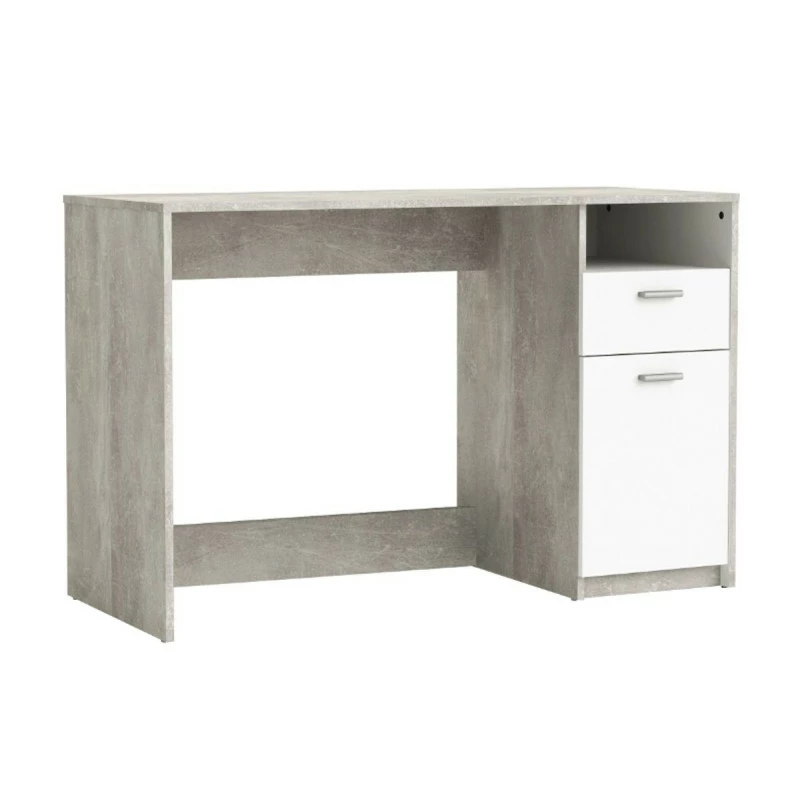 Bureau Détroit béton 1 porte + 1 niche + 1 tiroir Demeyere Bureau Détroit Béton 1 Porte + 1 Niche + 1 Tiroir -Ledepot-bailleul Soldes Magasin bureau detroit blanc beton 1 porte 1 niche 1 tiroir 1