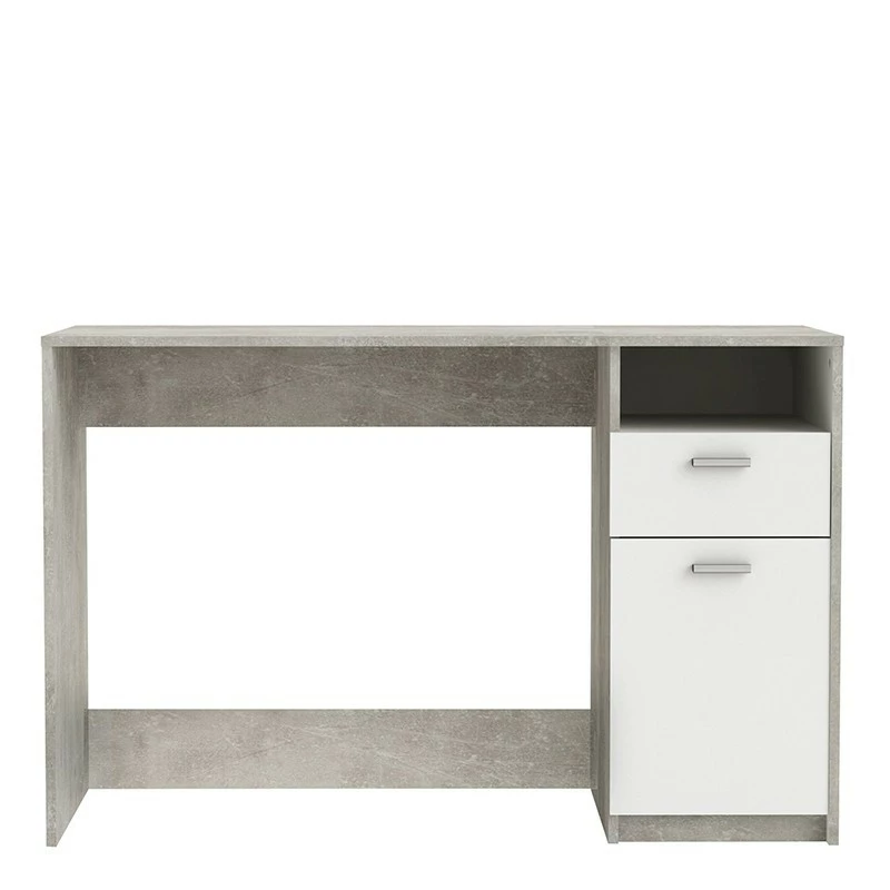 Bureau Détroit béton 1 porte + 1 niche + 1 tiroir Demeyere Bureau Détroit Béton 1 Porte + 1 Niche + 1 Tiroir -Ledepot-bailleul Soldes Magasin bureau detroit blanc beton 1 porte 1 niche 1 tiroir 2