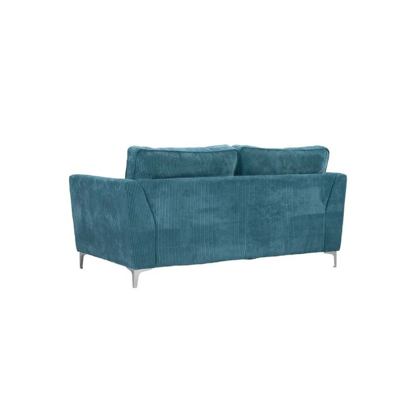 Canapé 2 places Isla velours côtelé bleu Canapé 2 Places Isla Velours Côtelé Bleu -Ledepot-bailleul Soldes Magasin canape 2 places isla bleu 1