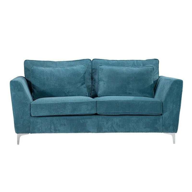 Canapé 2 places Isla velours côtelé bleu Canapé 2 Places Isla Velours Côtelé Bleu -Ledepot-bailleul Soldes Magasin canape 2 places isla bleu