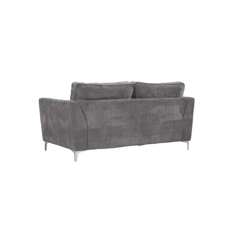 Canapé 2 places Isla velours côtelé gris Canapé 2 Places Isla Velours Côtelé Gris -Ledepot-bailleul Soldes Magasin canape 2 places isla gris 1 1
