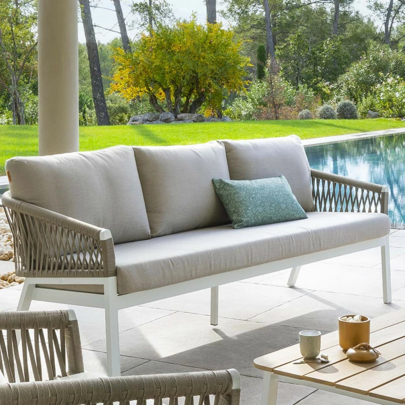 Canapé extérieur 3 places Oriengo taupe Hespéride Canapé Extérieur 3 Places Oriengo Taupe Hespéride -Ledepot-bailleul Soldes Magasin canape exterieur 3 places oriengo taupe hesperide 1