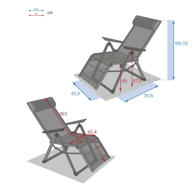 Chaise longue Decima Hespéride noisette/praline Chaise Longue Decima Hespéride Noisette/praline -Ledepot-bailleul Soldes Magasin chaise decima hesperide brun 3