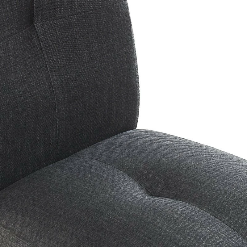 Chaise Elite tissu gris foncé Demeyere Chaise Elite Tissu Gris Foncé -Ledepot-bailleul Soldes Magasin chaise elite gris fonce 5