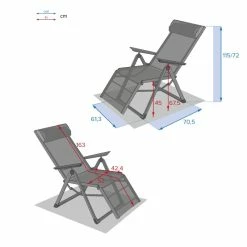 Chaise Longue Decima Hespéride Ardoise/quartz -Ledepot-bailleul Soldes Magasin chaise longue decima hesperide ardoise 5