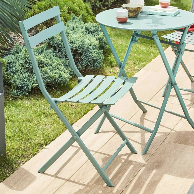 Chaise métal pliante Greensboro vert jade Hespéride Chaise Métal Pliante Greensboro Vert Jade Hespéride -Ledepot-bailleul Soldes Magasin chaise metal pliante greensboro vert jade hesperide 1 1